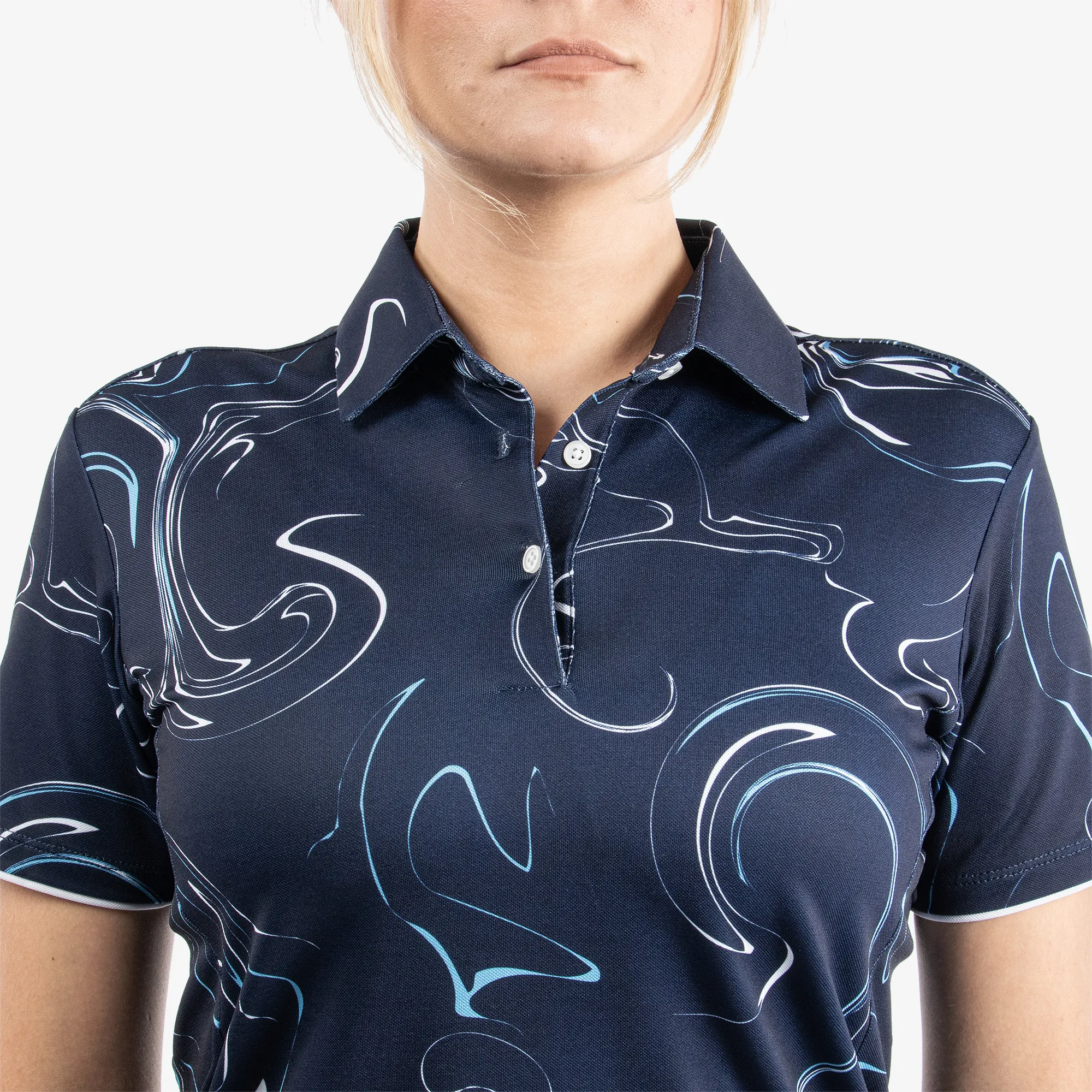 Malena - Breathable short sleeve golf shirt - Image 5
