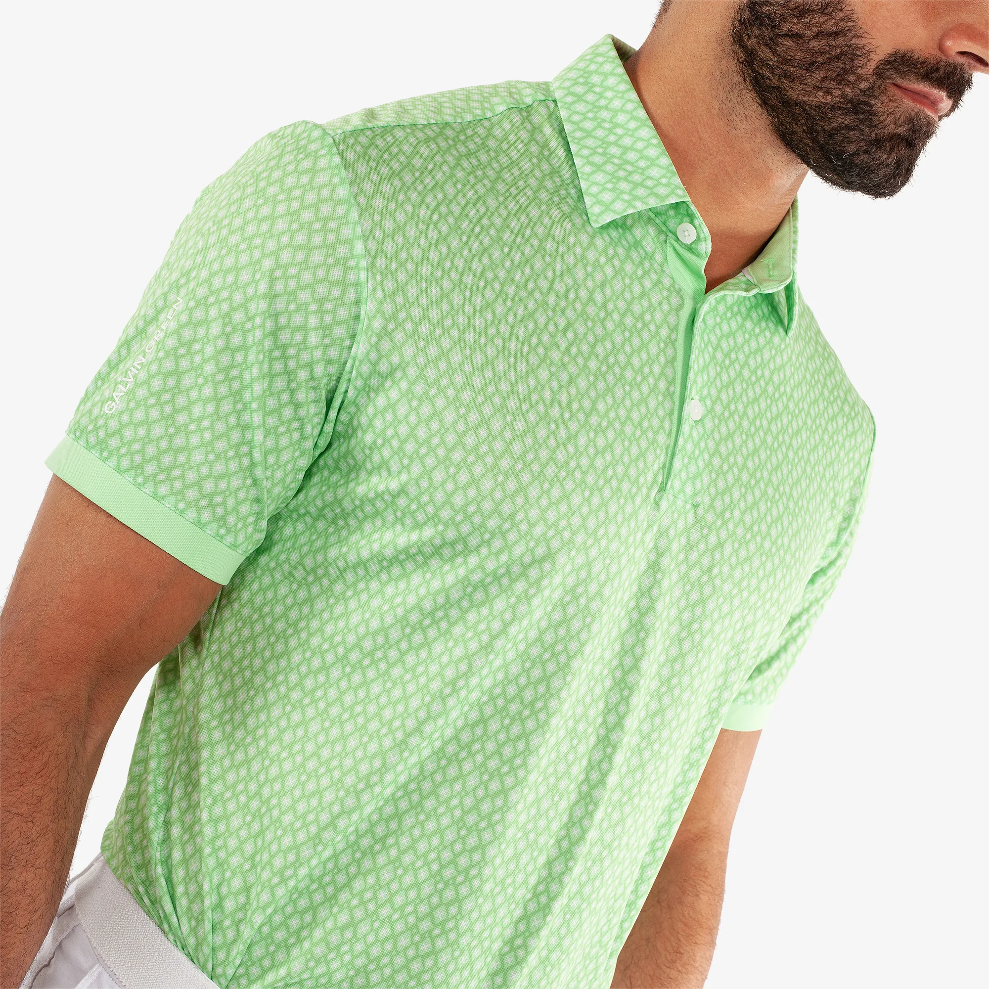 Manuel - Breathable short sleeve golf shirt - Image 4