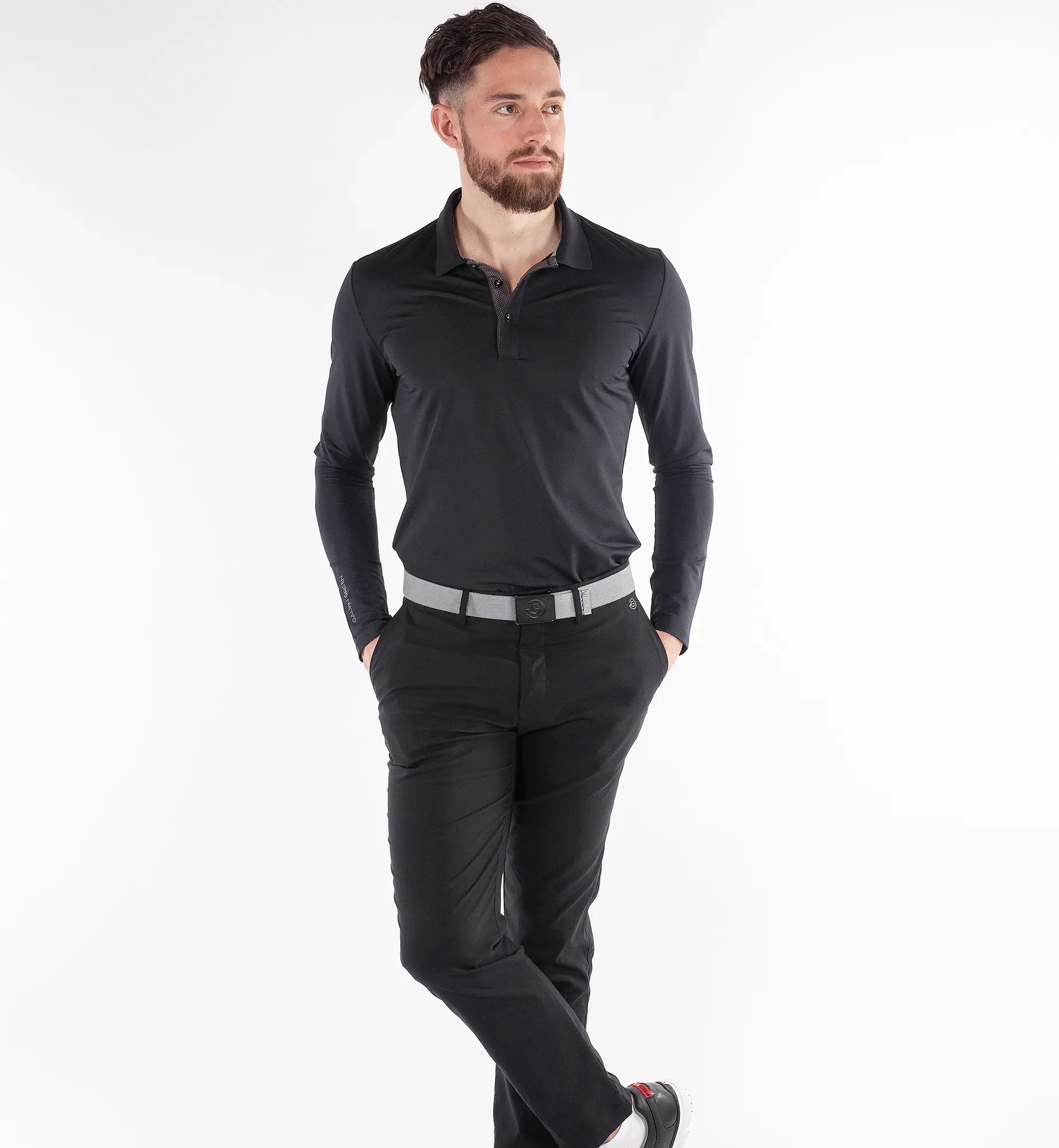 Marwin - Breathable long sleeve golf shirt - Image 3