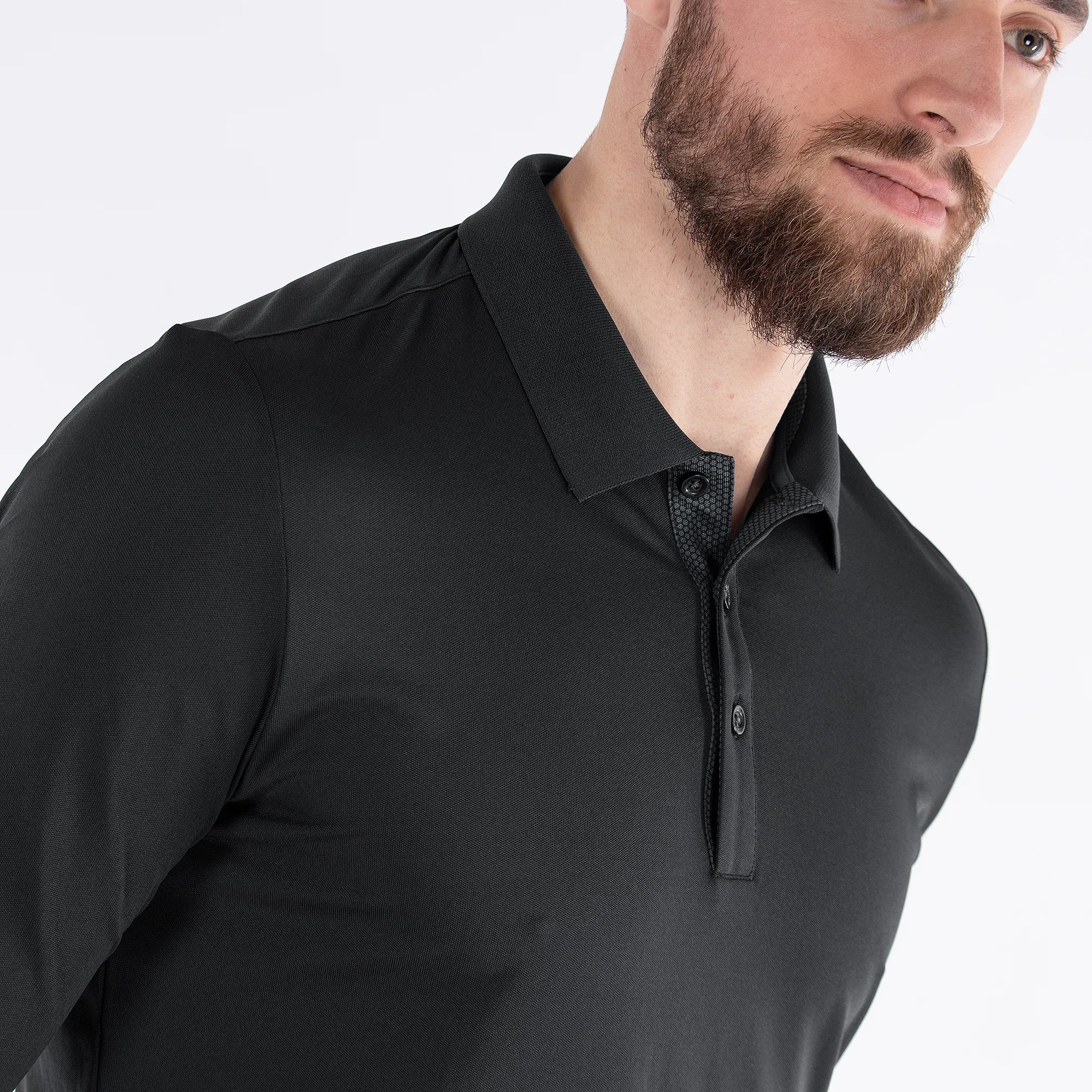 Marwin - Breathable long sleeve golf shirt - Image 6