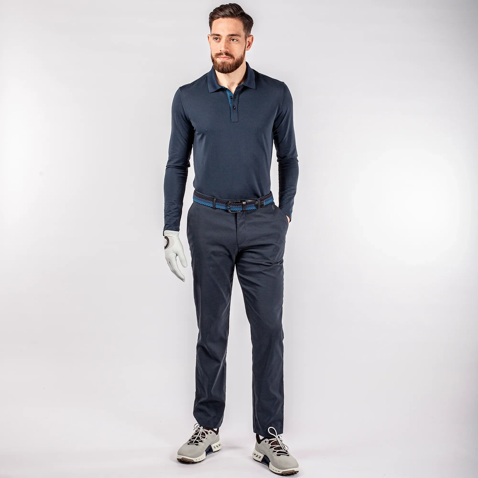 Marwin - Breathable long sleeve golf shirt - Image 3