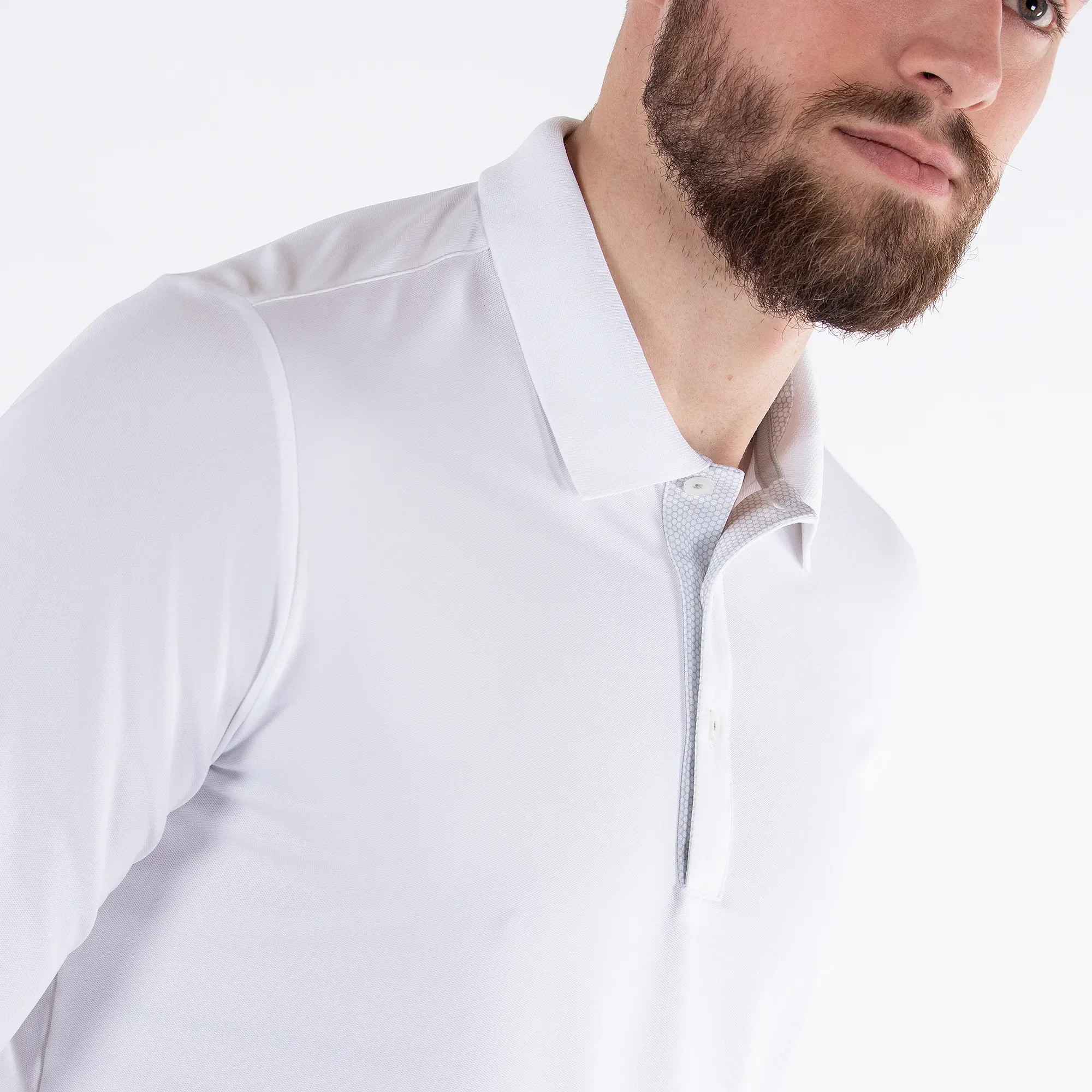 Marwin - Breathable long sleeve golf shirt - Image 4