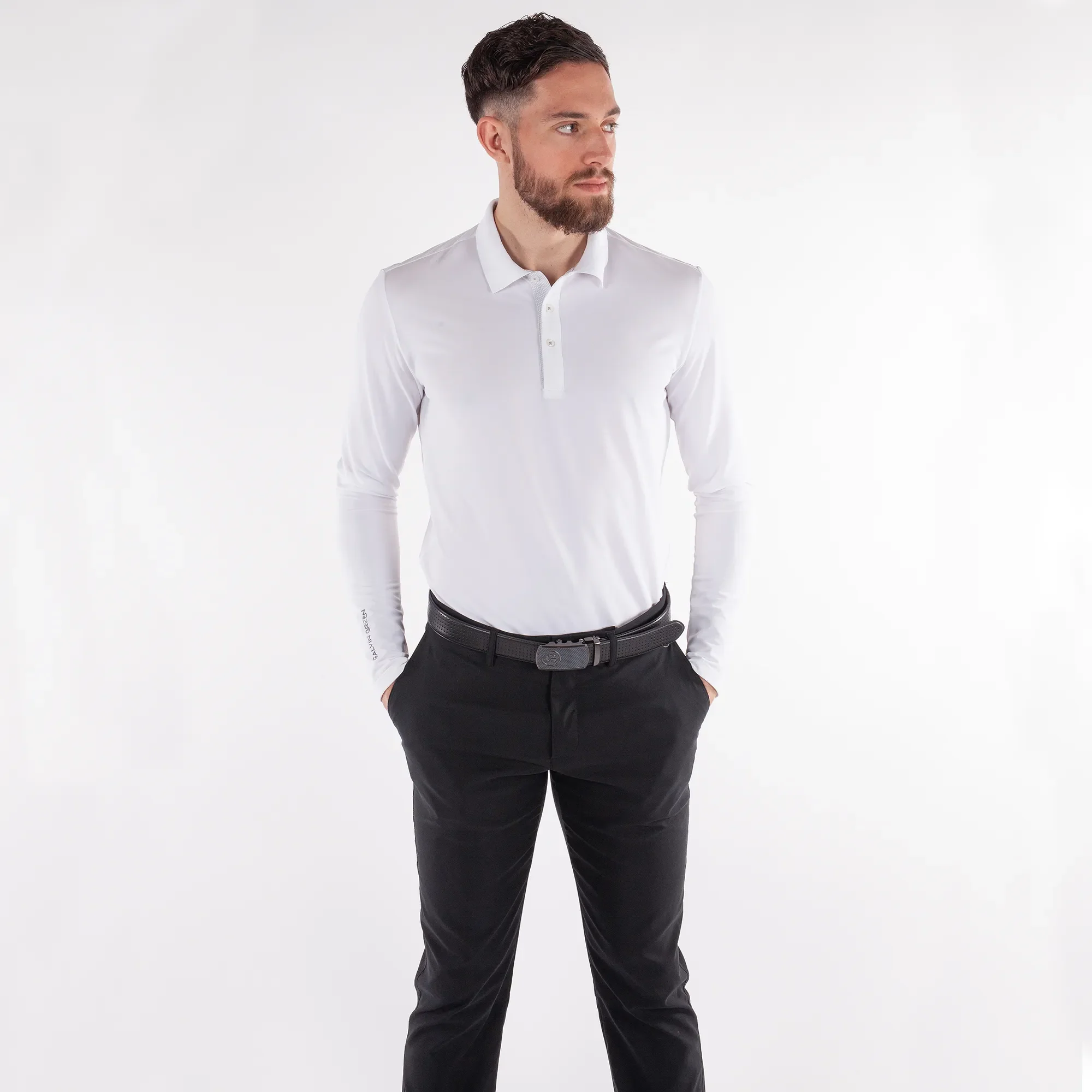 Marwin - Breathable long sleeve golf shirt - Image 7