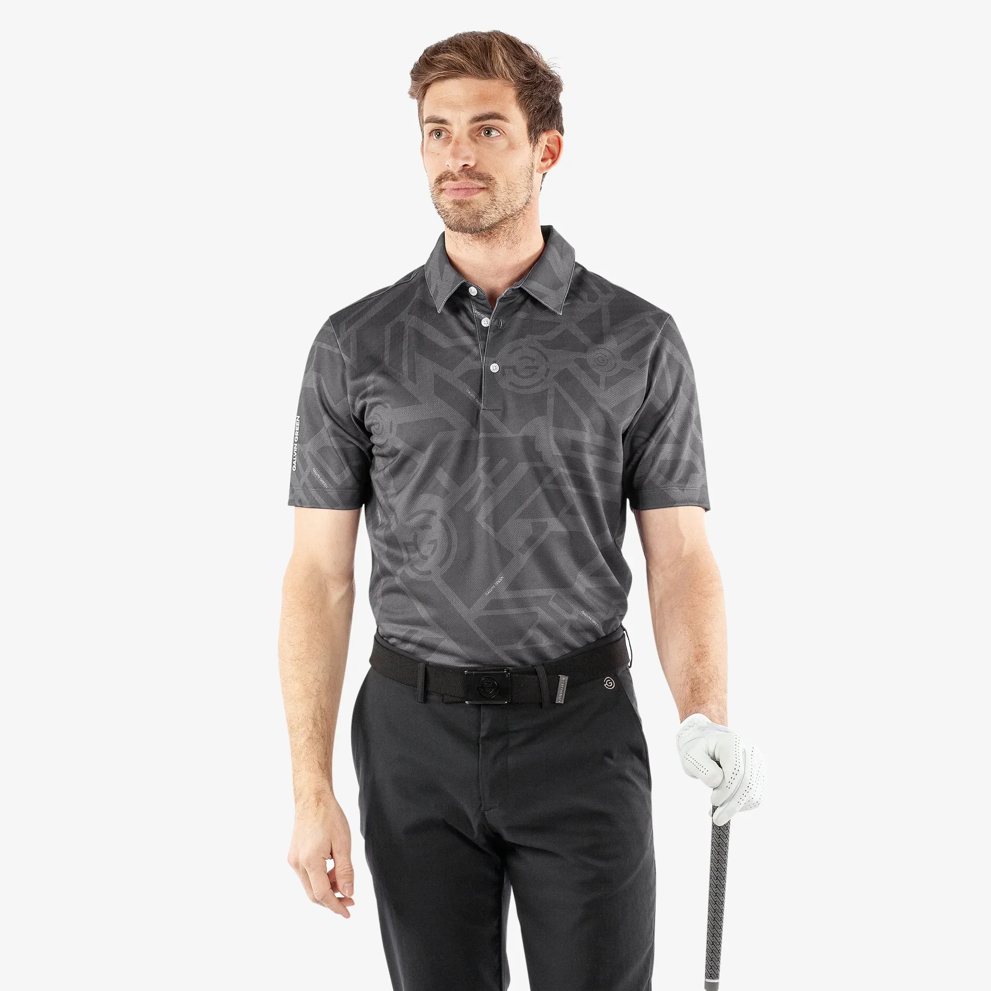 Maze - Breathable short sleeve golf shirt - Image 2
