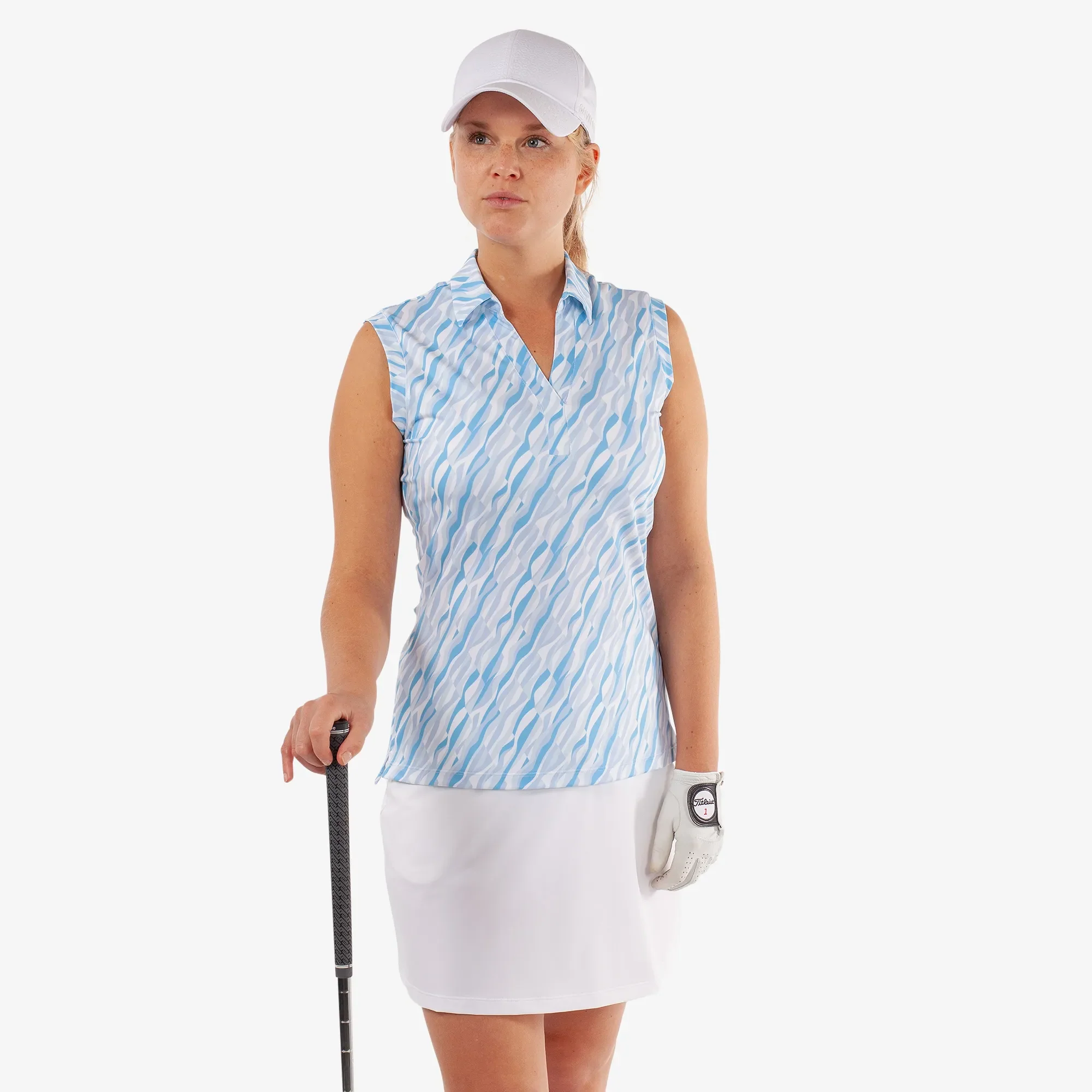 Melissa - Breathable sleeveless golf shirt - Image 2