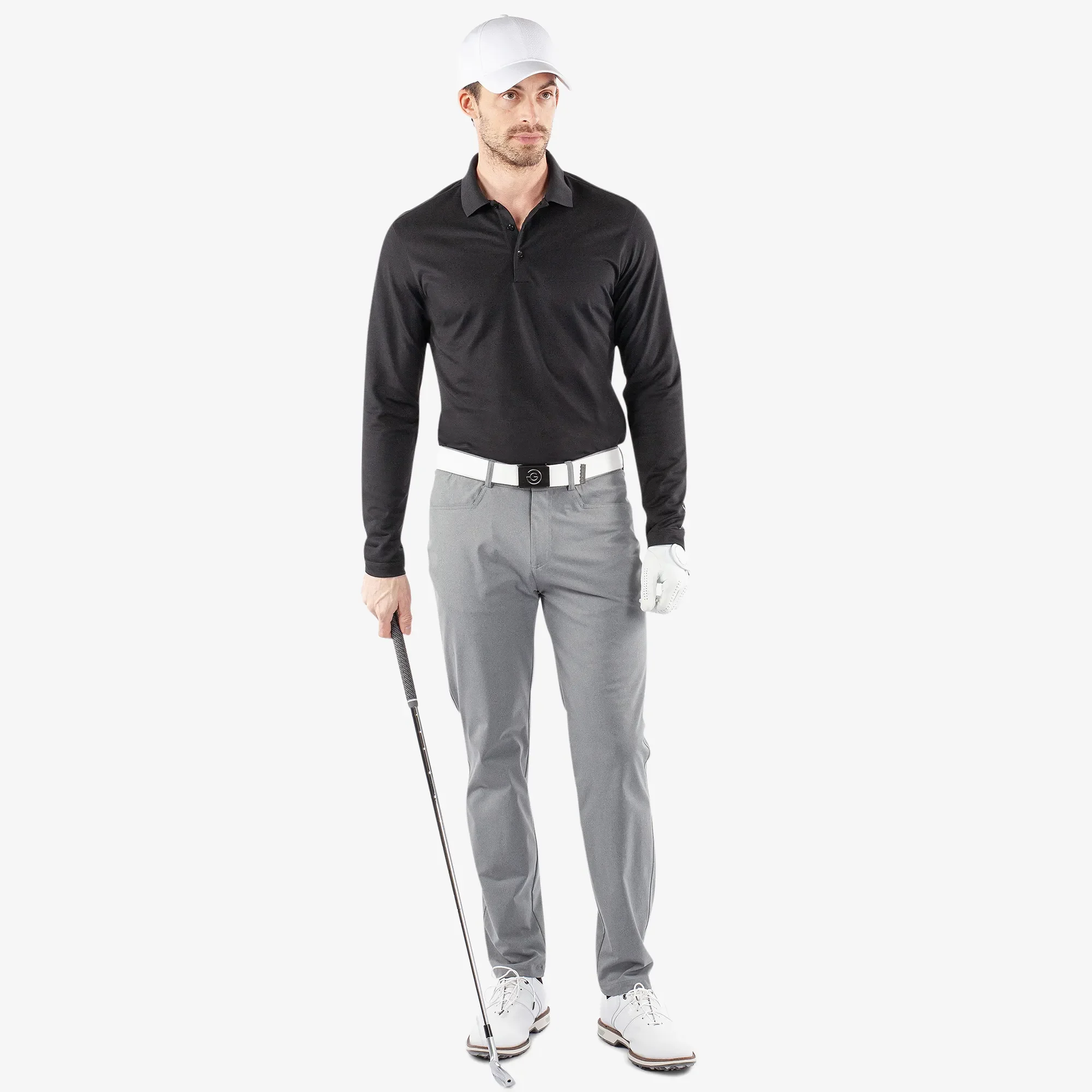 Michael - Breathable long sleeve golf shirt - Image 3