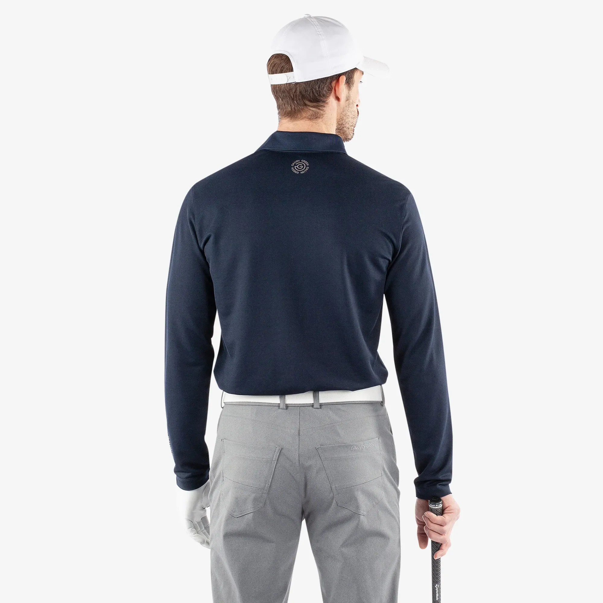 Michael - Breathable long sleeve golf shirt - Image 5