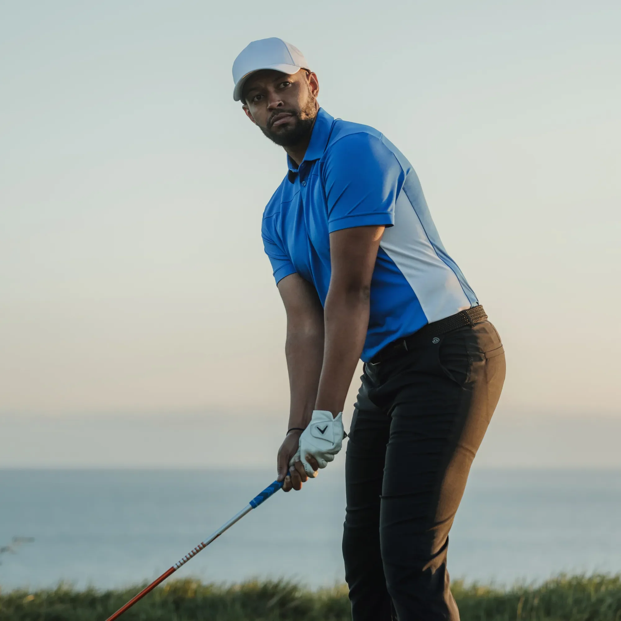 Mitchell - Breathable short sleeve golf shirt - Image 9