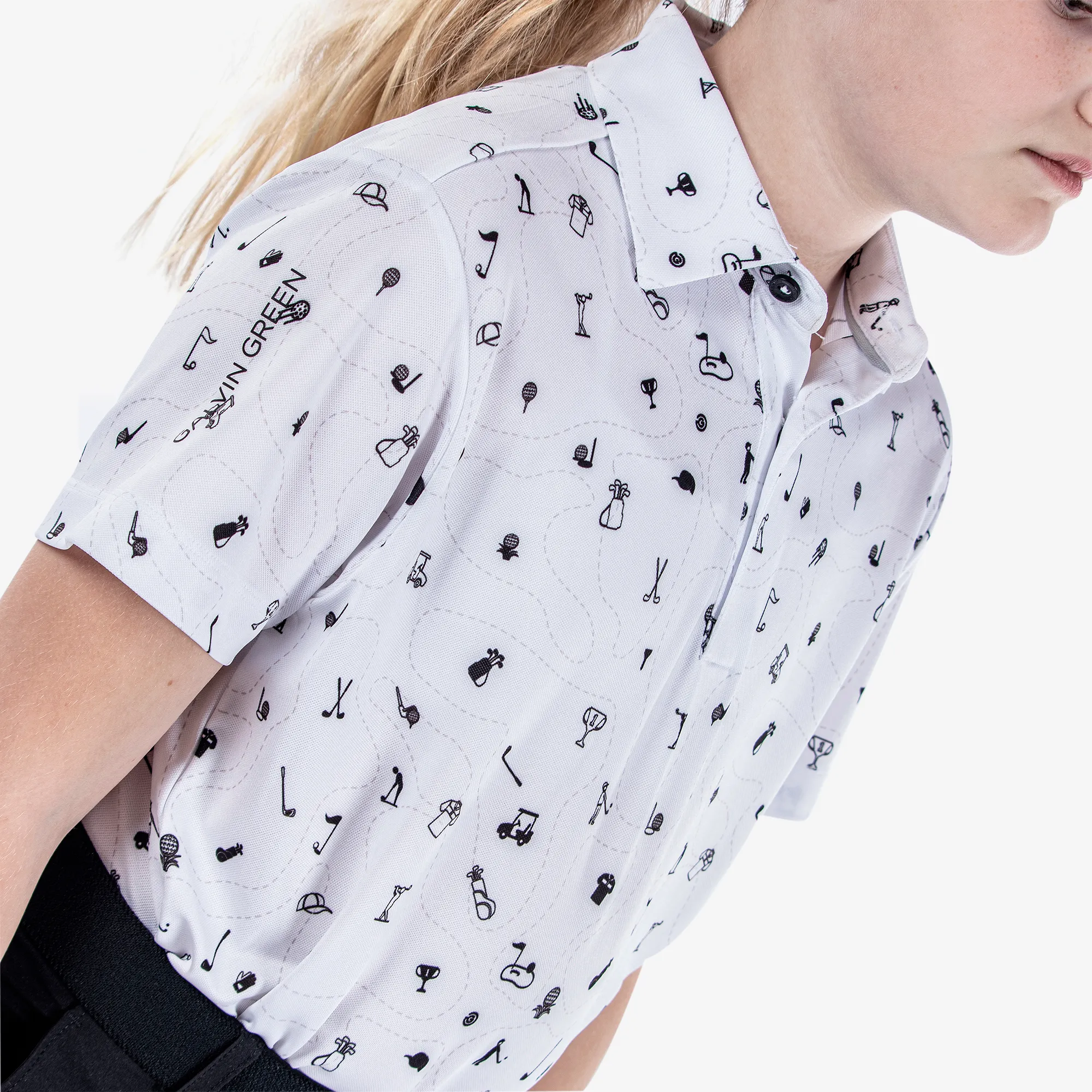Rowan - Breathable short sleeve golf shirt - Image 4