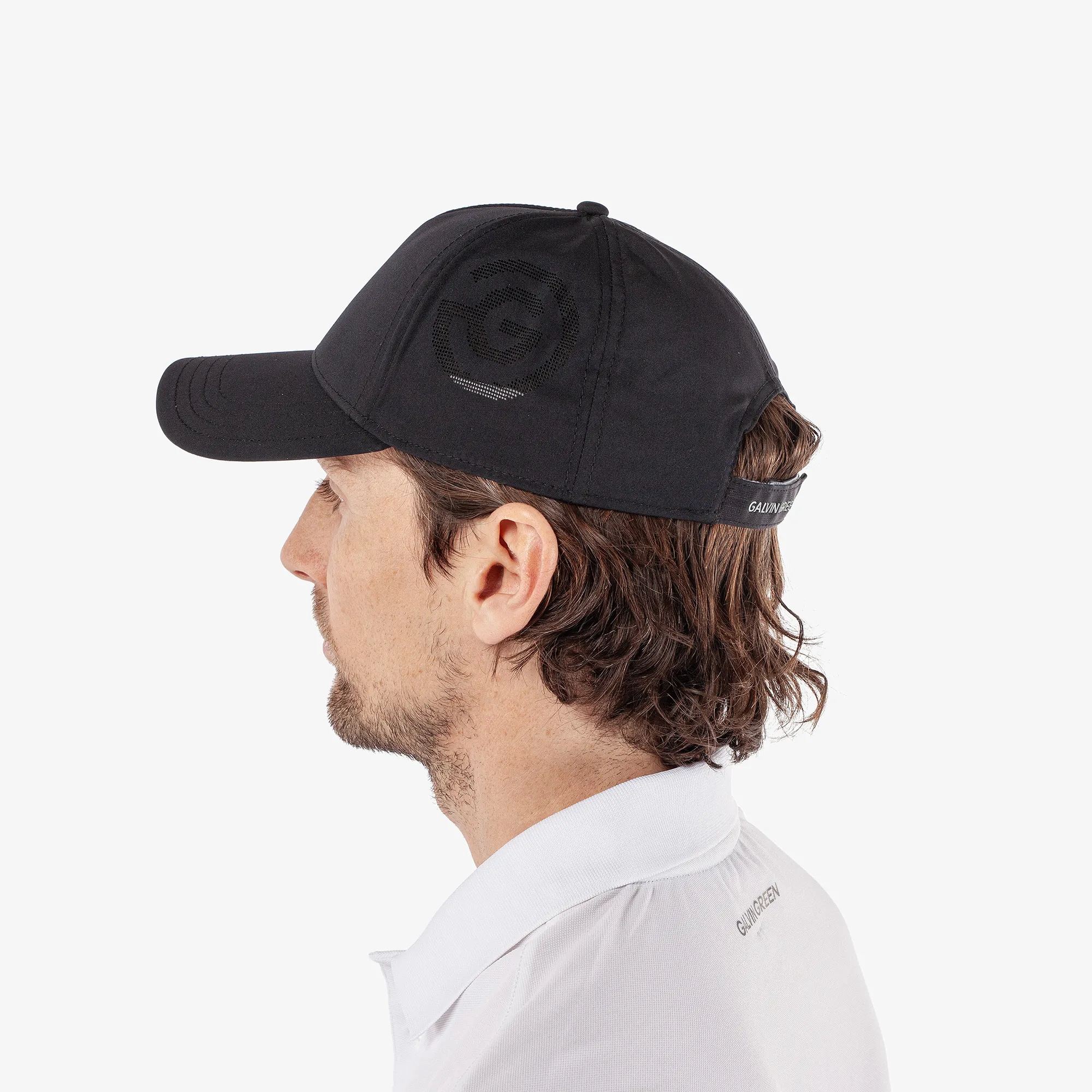 Sanford - Lightweight solid golf cap - Image 4